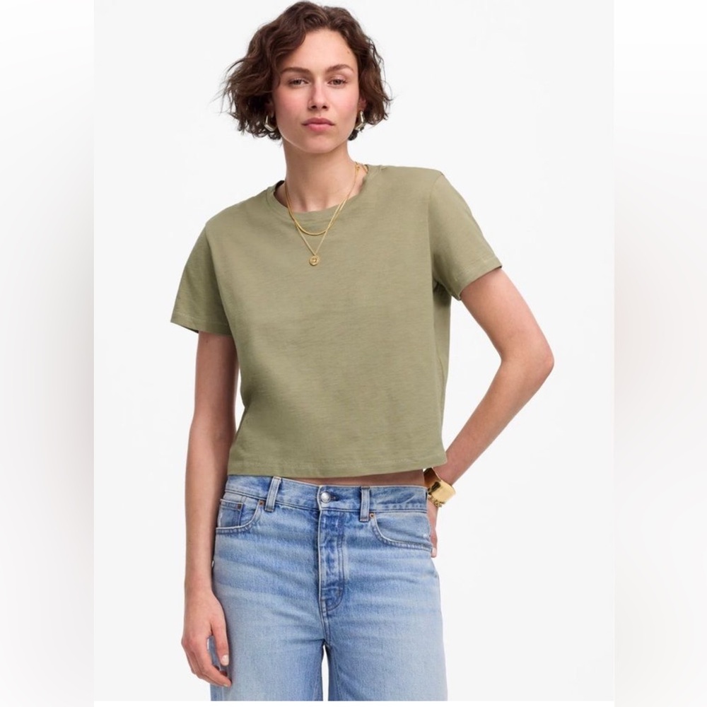 Madewell crop T-shirt top short sleeved